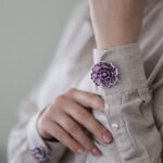 Blomst Runa Button