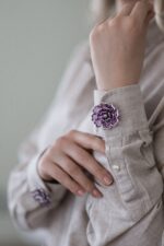 Blomst Runa Button